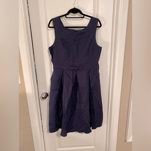 Tie a Bow dress in Navy